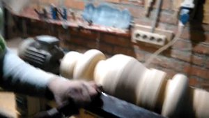 Бильярдный стол своими руками, точим ножку / Billiard table with his hands, sharpen a knife