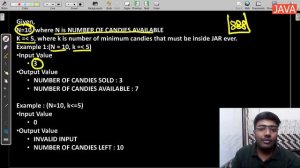 Candies in Jar Problem | Asked in TCS NQT 2020 | JAVA Solution