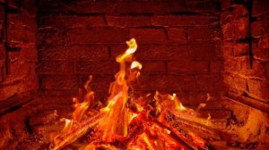 Огонь в Камине!Звуки треска костра!Белый Шум!Виртуальный камин!Звук Огня!