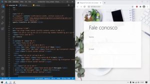 Elegante formulário de contato usando HTML, CSS, jQuery e Bootstrap