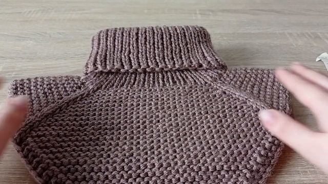 Теплая манишка спицами из пряжи Gazzal Baby Wool XL: обзор изделия