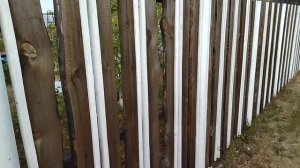 Забор из паллет, что стало за 2 с половиной года.