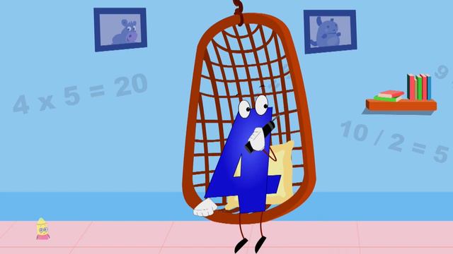 Five Little Numbers, Counting Song, Nursery Rhyme for Children смотреть онлайн