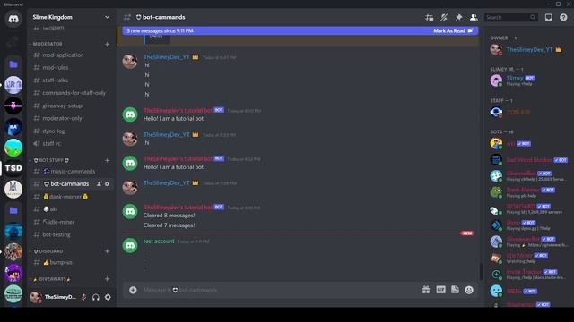 How to make a discord bot (part 3: permissions checking and error handling) смотреть онлайн