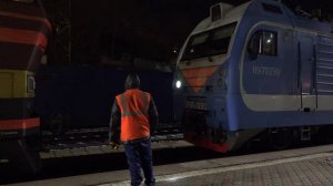 Электровозы ЧС4Т-416, ЭП1П-030 и ЭП1М-496