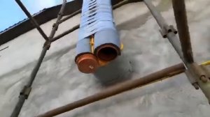 Работа  вентиляционного дефлектора из АБС пластика. Видео отзыв клиента о работе нанодефлектора.