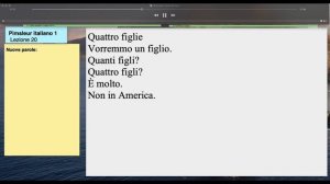 Итальянский (часть 1 урок 20) по методу Пимслера (с комментариями от УчРобота)