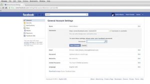 facebook own url , Usename , profile link