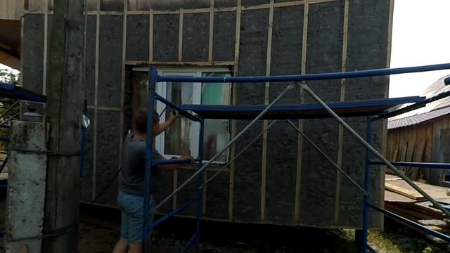 Эковата-монтаж.ВЛАЖНО -КЛЕЕВОЙ СПОСОБ МОНТАЖА. смотреть онлайн