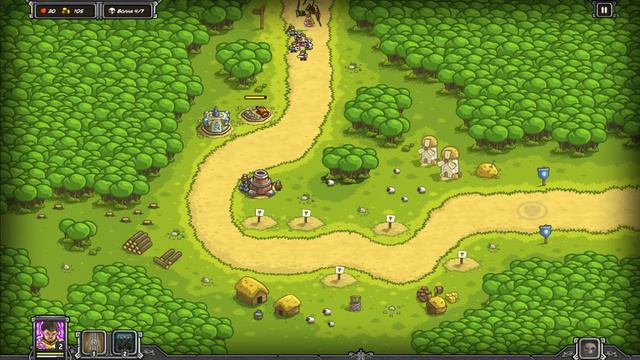Kingdom Rush HD #1прохождение первого уровня БУДЕТ БОЛЬШЕ смотреть онлайн