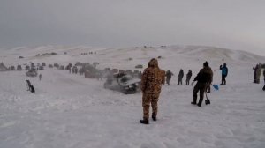 OFFROAD в Астане! 105 крузак по крышу в снеге!