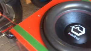 Ход сабвуфера URAL Decibel 15"