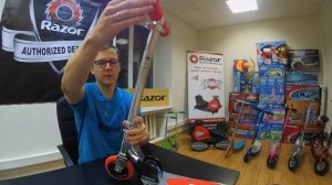 Американский детский двухколесный самокат! Хит от Razor! A125 GS, распаковка, обзор, тест.