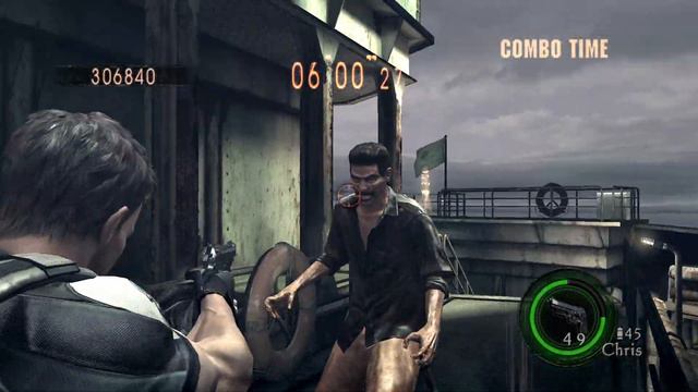 Resident Evil 5 (Mercenaries) - Ship deck Chris (BSAA) 877K652 смотреть онлайн