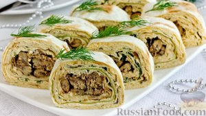 Вкус, проверенный временем.
Лаваш со шпротами и огурцом
