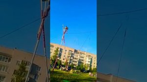 Узбекские канатоходцы Рахмановы- Хазрат Али