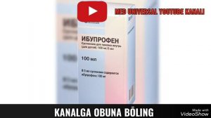 IBUPROFEN SUSPENZIYASI HAQIDA MA'LUMOT. IBUPROFEN HAQIDA MA'LUMOT. #IBUPROFEN HAQIDA #ИБУПРОФЕН