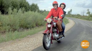 На вишневой "Яве" - с ветерком! Доброе утро. Фрагмент выпуска от 15.08.2019