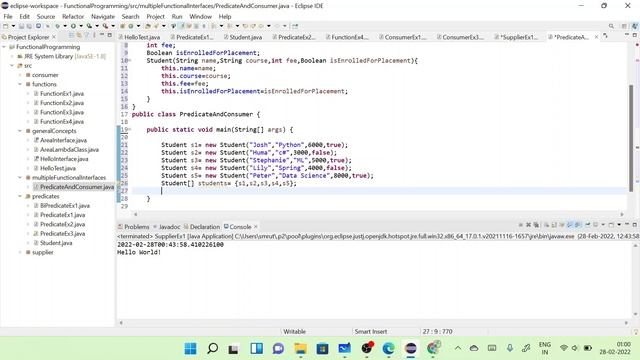 Functional Programming in Java | Predicate & consumer смотреть онлайн