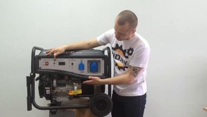 Обзор бензогенератора 5 квт мощности SENCI SC5000M