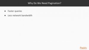 Hands-On Developers Guide to MongoDB 4.0:  Pagination in MongoDB | packtpub.com