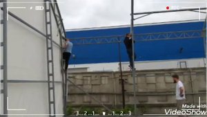 Монтаж каркасно Тентового Ангара