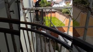 Ограждения балконов в частном доме. Из того что было....