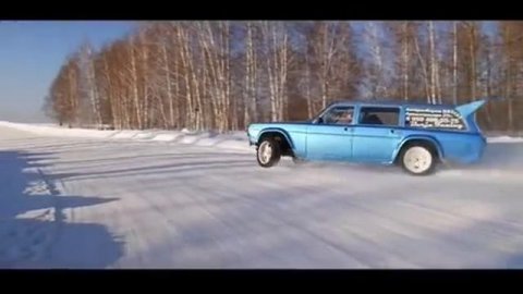 Дрифт Волга V8