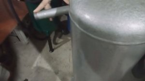 Влагоотделитель циклонного типа для пескоструйного аппарата.