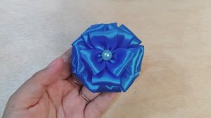 Цветы из ленты своими руками _ Удивительный цветок из ленты атласной_