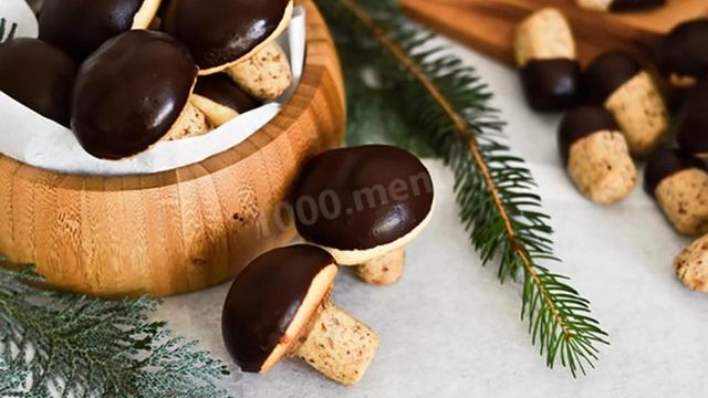 Печенье Шоколадные грибочки
