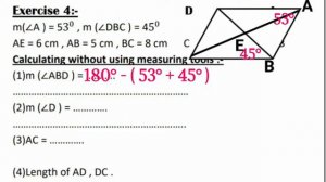 primary 6 part 2 ( Exercise on parallelogram & its special cases)