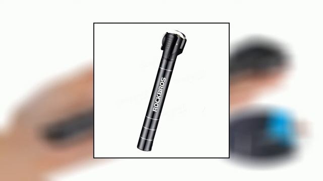ROCKBROS 100Psi Mini Aluminum Alloy Cycling Bicycle MTB Mountain Bike Pump Portable Bicycle Pump . смотреть онлайн