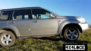 NISSAN X-TRAIL T30 UPHILL 2WD AND 4X4 LOCK