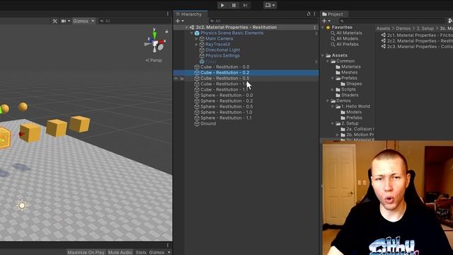 Unity DOTS Physics Material Properties - Havok and New Unity Physics [Old Version of ECS] смотреть онлайн