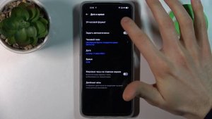 Как настроить дату и время на REALME 9i