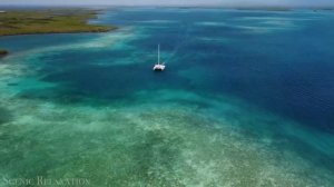 Карибское море - сценический релаксационный фильм с вдохновляющей музыкой