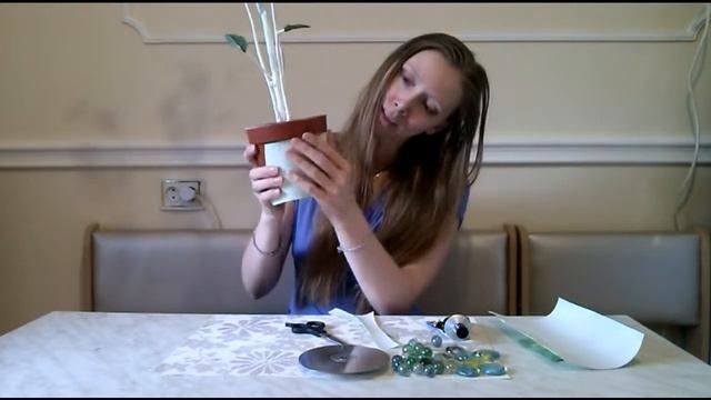 Декорируем горшок своими руками быстро и очень просто смотреть онлайн