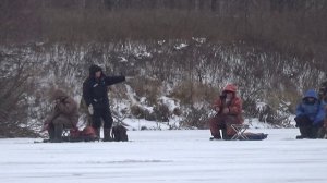 Первый лед на озере 2021.