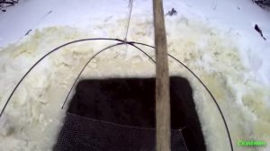 Рыбалка на паук подъёмник зимой. Тест Чудо-Пешни.РФ от Владимира.