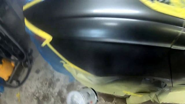 How to blend paint and clear your car. autopaint clearcoat autorepair