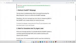 How To Fix We’re Currently Processing Too Many Requests Please Try Again Later On ChatGPT
