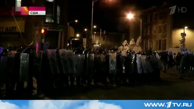 Беспорядки в США  Балтимор