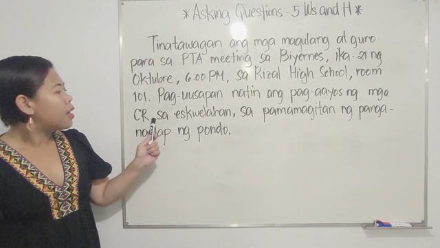 Easy Spoken Filipino/Tagalog Lessons: 26 - Asking Questions Using the 5Ws and H смотреть онлайн