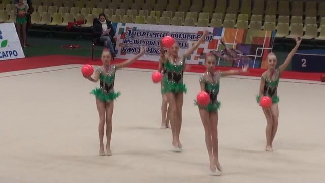 Команда СШОР -24 - 1, попытка 2, Первенство Москвы, 2014, декабрь. 5 мячей, 1 разряд смотреть онлайн