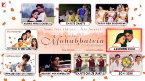Mohabbatein - Audio Jukebox  Full Songs  Jatin-Lalit, Anand Bakshi  Shah Rukh Khan, Aishwarya Rai.m7