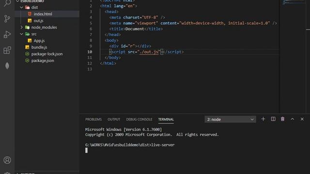 Esbuild working with react projects смотреть онлайн