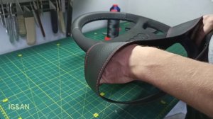 Материалы для перетяжки руля.  Обзор ниток и клея!Material zur Lenkradverengung