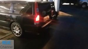 Volvo V70R AWD Sound, Acceleration & drift snow compilation