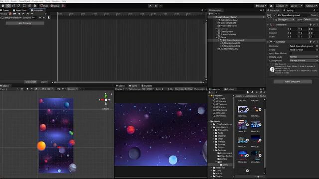 How to create a parallax background in unity [Top Down Shooter Unity Tutorial] AG Part 4
